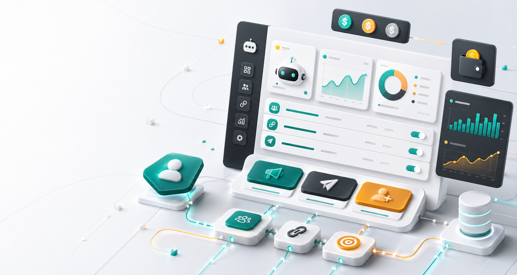 Интерфейс платформы мотивированного трафика